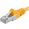PremiumCord Patchcord SFTP RJ45-RJ45 Cat.6A, 0.25m, galben