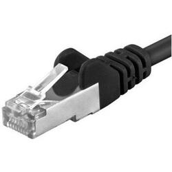 PremiumCord Patchcord SFTP RJ45-RJ45 Cat.6A, 1.5m, negru