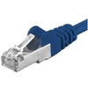 PremiumCord Patchcord SFTP RJ45-RJ45 Cat.6A, 3m, albastru