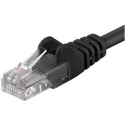 PremiumCord Patchcord UTP RJ45-RJ45 Cat.5e 10m, negru
