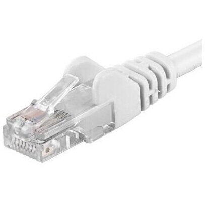 PremiumCord Patchcord UTP RJ45-RJ45 Cat.6, 10m, alb