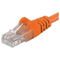 PremiumCord Patchcord UTP RJ45-RJ45 Cat.6, 10m, portocaliu