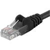 PremiumCord Patchcord UTP RJ45-RJ45 Cat.5e 0.5m, negru