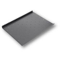 Raft fix capacitate ridicata pentru rack podea 800mm, negru RAL9004 - DATEUP