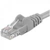 Patchcord UTP RJ45-RJ45 Cat.6, LSZH, 0.5m, gri - EMTEX