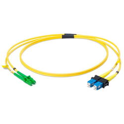 Patchcord FO SC/PC-LC/APC, SM OS2 9/125, manta LSZH 3.0mm, duplex 5m - Emtex