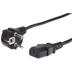 Cablu alimentare calculator IEC C13 - Schuko, 2 m, PremiumCord