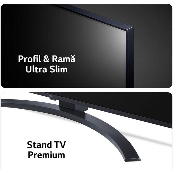 Televizor LED Smart LG 43UT81003LA, 109 cm, Ultra HD 4K, HDR, WiFi, Negru