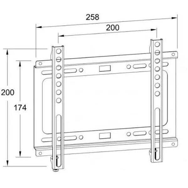 Well Suport TV de perete FX43 -13'' - 43'' FIX