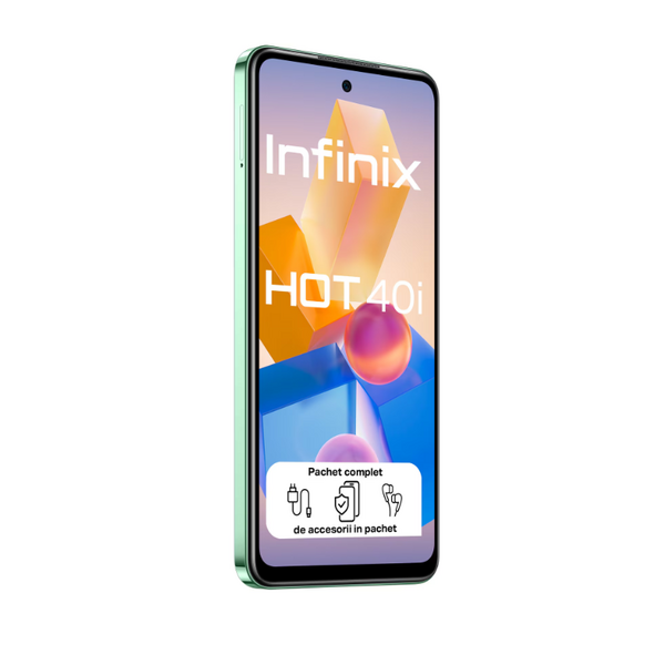 INFINIX  HOT 40i Starfall Green 4G/6.56&quot;/OC/8GB/256GB/32MP/50MP+AI CAM/5000mAh