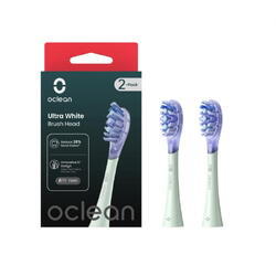 Rezerve pentru periuta electrica Ultra white-2 pack, Reduce petele cu 38% mai mult, design inovativ care ajuta la curatarea mai profunda a dintilor sub linia gingiilor, inelul central al periutei ajuta la albirea dintilor, compatibil cu toate periutele Oc