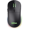 Mouse wireless Trust GXT 927 Redex+, rezolutie maxima 25600 DPI, senzor PAW3370, polling rate 125/250/500/1000Hz, iluminare full RGB, negru