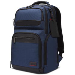 Lenovo ThinkPad Executive 16" Backpack, 22L capacity, 36.2 x 25.3 x 2.2 cm, 1.8kg, Outside Fabric Material: polyester 88%, leather 12%, Navy