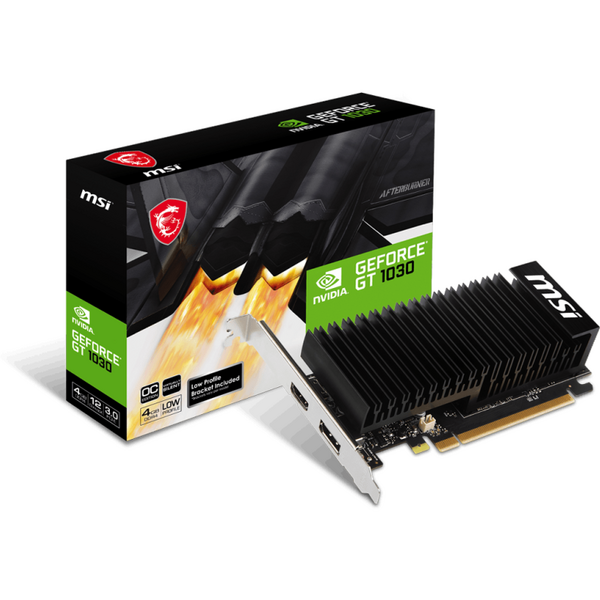 Placa Video MSI GEFORCE GT 1030 4GHD4 LP OC 4GB DDR4 64 bit, PCIE 3.0, 1x DP 1x HDMI