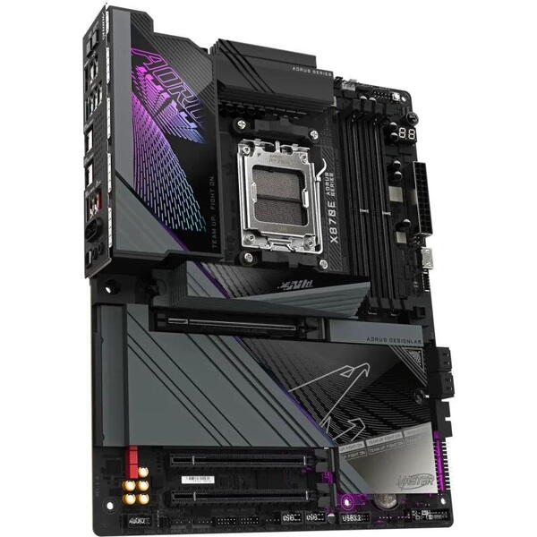 Gigabyte X870E AORUS MASTER, AM5, DDR5, Wi-Fi, BT, ATX, Negru