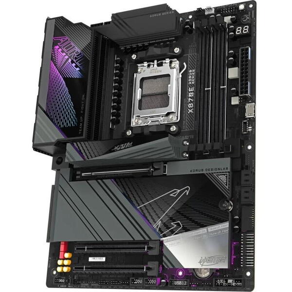 Gigabyte X870E AORUS MASTER, AM5, DDR5, Wi-Fi, BT, ATX, Negru