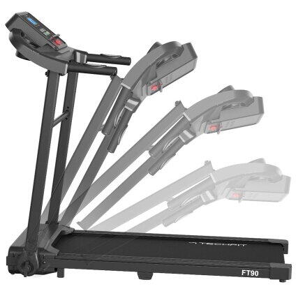 Banda alergare TECHFIT FT90 Conectivitate Bluetooth APP: Kinomap APP Zwift APP