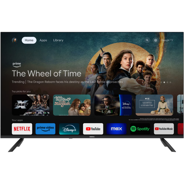 LED TV HORIZON 32HL7590H/D, 32" D-LED, HD (720p), CME 200Hz, DVB- S2/T2/C, Contrast 3000:1, 180 cd/m2, Google TV, Google Cast + Google Assistant + BT5.0, 1xLAN (RJ45), 1xCI+, 3xHDMI, 2xUSB, 1xOPTICAL, VESA 100 x 100 mm M6, Double Neck-Foot Stand, BLACK