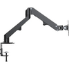 Brat de birou pentru monitor Neomounts, poate sustine un monitor cu diagonala display 17-27", suporta pana la 7kg, full motion, +90°, -45° inclinatie, +90°, -90° swivel, +180°, -180° rotatie,  VESA min 75x75, VESA max 100x100,reglabil pe inaltime: 15.2-40
