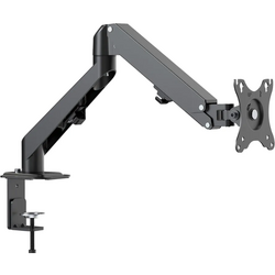 Brat de birou pentru monitor Neomounts, poate sustine un monitor cu diagonala display 17-27", suporta pana la 7kg, full motion, +90°, -45° inclinatie, +90°, -90° swivel, +180°, -180° rotatie,  VESA min 75x75, VESA max 100x100,reglabil pe inaltime: 15.2-40
