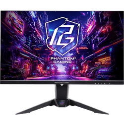 Monitor Gaming Asrock PG27QFT2A, diagonala: 27", Aspect: 16:9, anti-glare, Rezolutie: 2560 x 1440, Refresh rate: 180Hz, Luminozitate: 400 cd/m2, Contrast: 1000:1, unghi vizualizare: 178°(H) / 178°(V), culori: 1.07B, Timp raspuns: 1ms, Flicker free, Difuzo