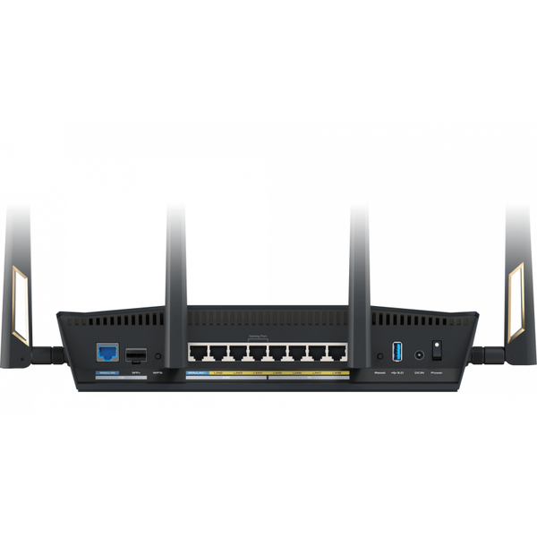 Router Asus Dual-Band RT-BE98, WIFI-7, Standarde wireless: IEEE 802.11a, IEEE 802.11b, IEEE 802.11g, WiFi 4 (802.11n), WiFi 5 (802.11ac), WiFi 6 (802.11ax), WiFi 7 (802.11be), IPv4, IPv6, Segment Produs: BE7200, Viteza wireless: 1376+5764 Mbps, 4 x antene
