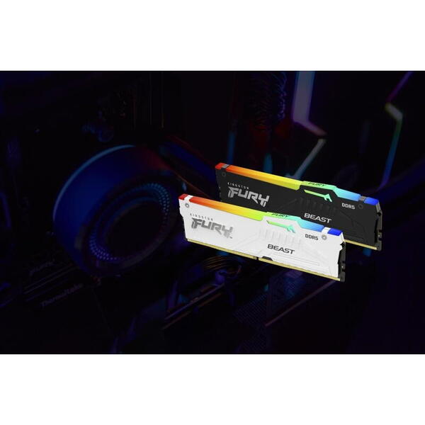 KINGSTON 16GB 6000MT/s DDR5 CL36 DIMM FURY Beast RGB EXPO