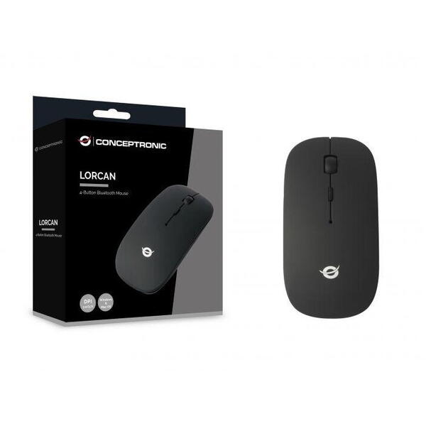 CONCEPTRONIC LORCAN01B 4-Button Bluetooth Mouse, 56 x 20 x 112 mm