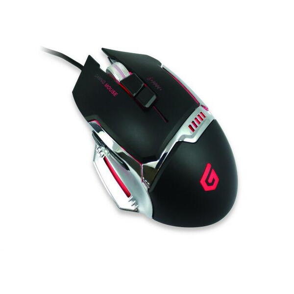 Conceptronic DJEBBEL02B 8D Gaming USB Mouse, 4000 DPI, 77 x 130 x 48 mm