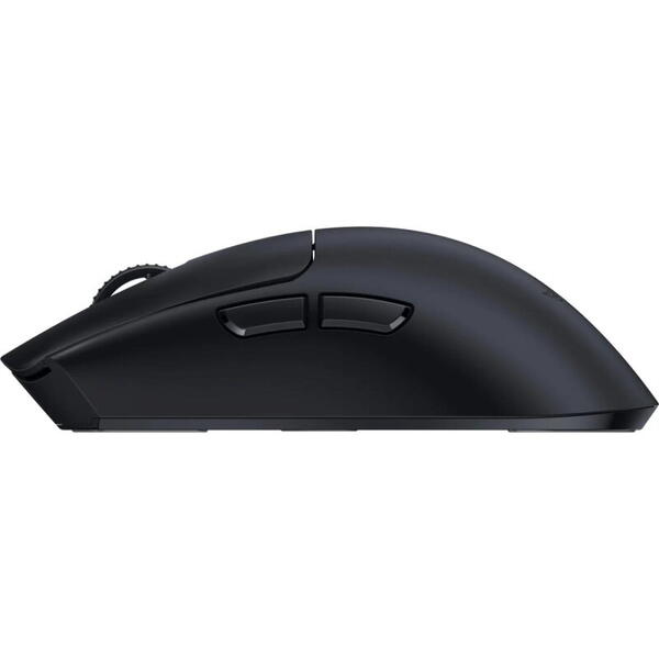 Mouse Razer Viper V3 Pro, rezolutie maxima 35000 DPI, durata de viata baterie pana 95 hours  la 1000 Hz, pana la 62 pre la 2000 Hz, pana la 40 ore la 4000 Hz pana la ore la 8000 Hz, negru