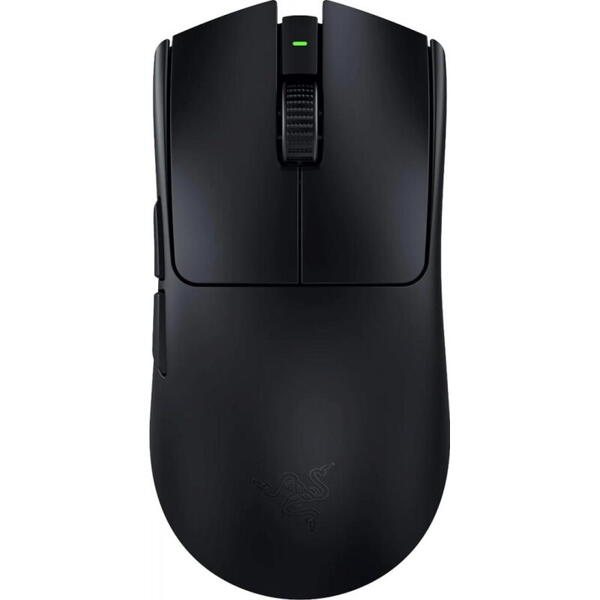 Mouse Razer Viper V3 Pro, rezolutie maxima 35000 DPI, durata de viata baterie pana 95 hours  la 1000 Hz, pana la 62 pre la 2000 Hz, pana la 40 ore la 4000 Hz pana la ore la 8000 Hz, negru