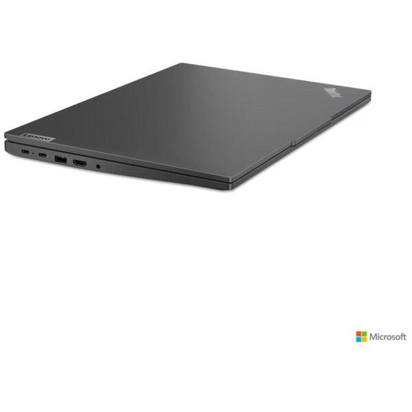 Notebook Laptop Lenovo ThinkPad E16 Gen 2 cu procesor Intel® Core™ Ultra 5 125U pana la 4.3GHz, 16" WUXGA, IPS, 32GB DDR5, 1TB SSD, Intel® Graphics, No OS, Black, 3Y Onsite upgrade