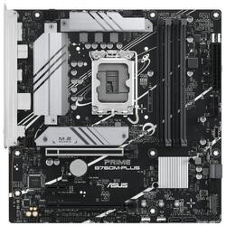 Placa de baza, ASUS, PRIME B760M-PLUS, Micro ATX, CPU socket LGA 1700, DDR5-SDRAM, procesoare Intel 12th/13th/14th Generation Core/Pentium Gold/Celeron, numar SATA-III: 4