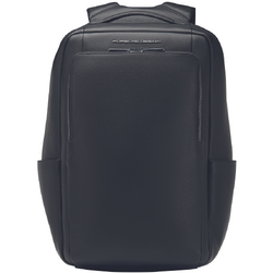 Rucsac din piele Porsche Design Roadster M, Negru