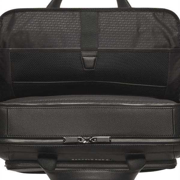 Geanta din piele Porsche Design Roadster M, Negru 43x30x13 OLE01501.001