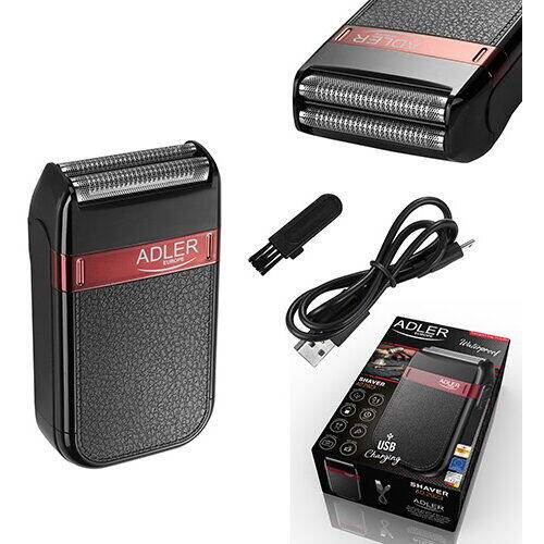 Aparat de barbierit Adler AD 2923 Shaver, fara fir, negru