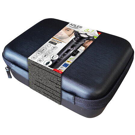 ADLER Aparat de barbierit Travel shaver 3 in 1, autonomie 60 min, negru
