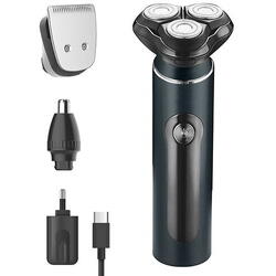 ADLER Aparat de barbierit Travel shaver 3 in 1, autonomie 60 min, negru