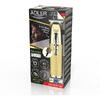 Aparat de tuns Adler AD 2836g 100W, 4 accesorii incluse, Ceramica/Titan, Auriu