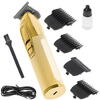 Aparat de tuns Adler AD 2836g 100W, 4 accesorii incluse, Ceramica/Titan, Auriu