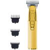 Aparat de tuns Adler AD 2836g 100W, 4 accesorii incluse, Ceramica/Titan, Auriu
