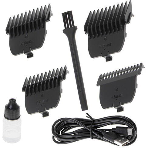 Aparat de tuns Adler AD 2836g 100W, 4 accesorii incluse, Ceramica/Titan, Auriu