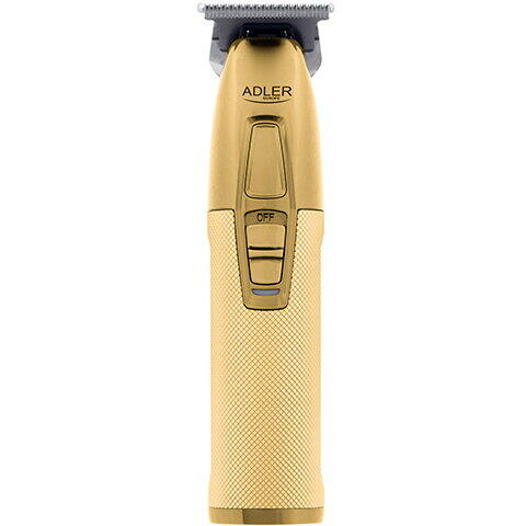 Aparat de tuns Adler AD 2836g 100W, 4 accesorii incluse, Ceramica/Titan, Auriu