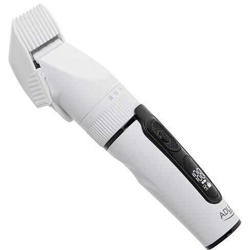 ADLER Aparat de tuns Hair clipper LED, USB C, afisaj LED, alb