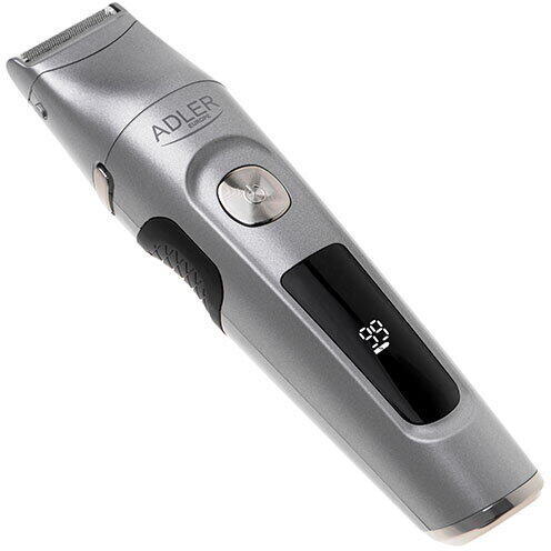 ADLER Aparat de tuns Grooming 6 in 1 set, LED, USB-C, autonomie 90 minute, gri