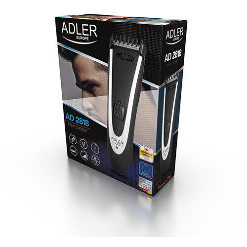 ADLER Aparat de tuns corporal AD 2818, reincarcabil, alb/negru