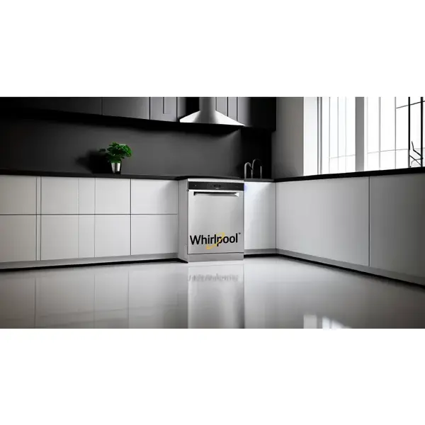 Masina de spalat vase WHIRLPOOL WFC3C26PFX, 14 seturi , 8 programe, 9.5 L, 46dB, clasa E, Inox