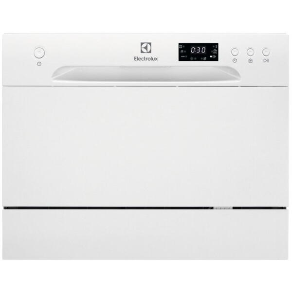 Masina de spalat vase Electrolux ESF2400OW, 6 seturi, 6 programe, 55 cm, Clasa F, Alb