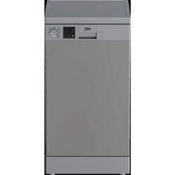 Masina de spalat vase Beko DVS05024S, 10 seturi, 5 programe, Argintiu