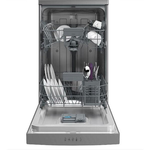 Masina de spalat vase BEKO BDFS15020X, 10 seturi, 5 programe, Clasa E, Inox